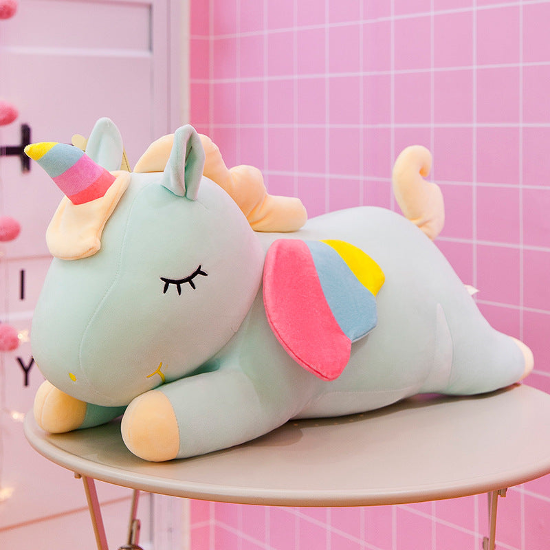 Angel Rainbow Unicorn pillow