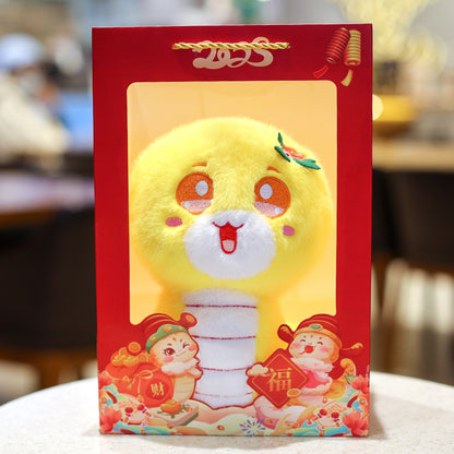 Snake plush toys 2025 Year of the Snake Mascot toys Zodiac Snake Plushise toy Spring Festival Style