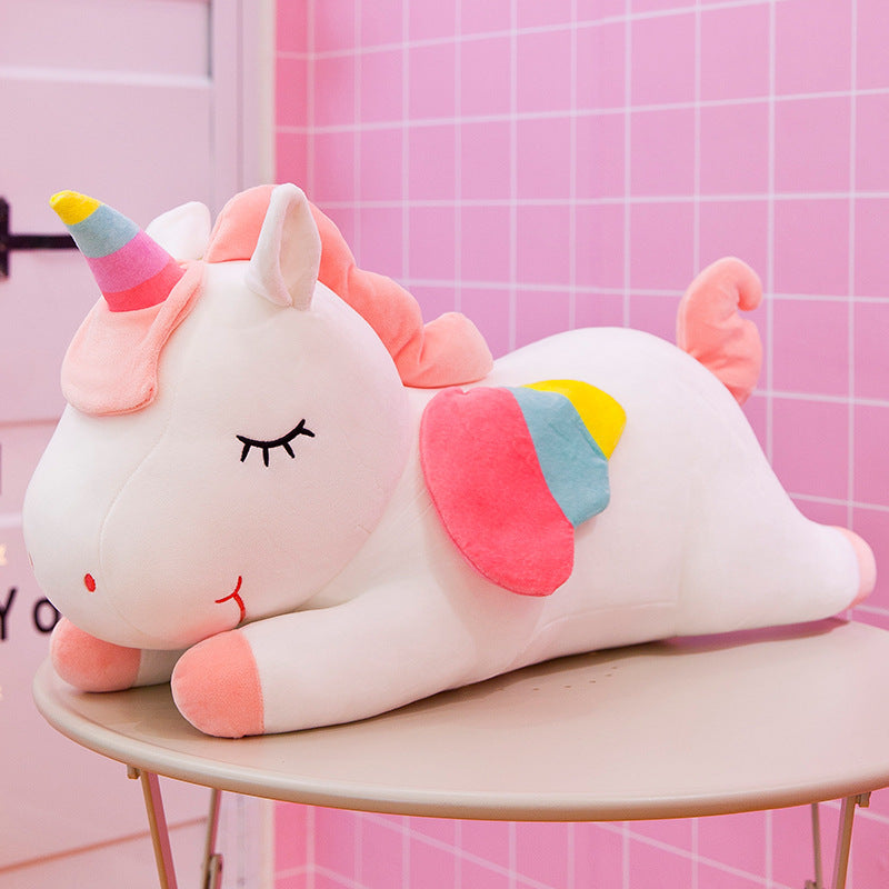 Angel Rainbow Unicorn pillow