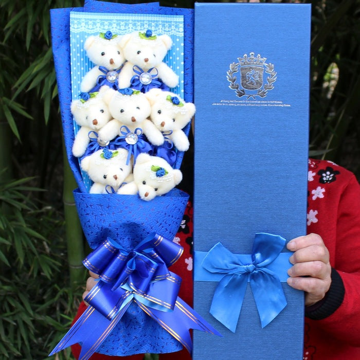 Birthday Valentine's Day 7 little bear teddy bear bouquet cartoon bouquet for lover