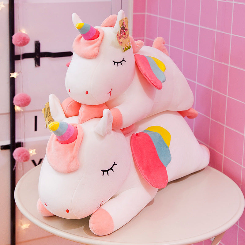Angel Rainbow Unicorn pillow