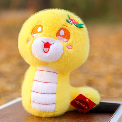 Snake plush toys 2025 Year of the Snake Mascot toys Zodiac Snake Plushise toy Spring Festival Style