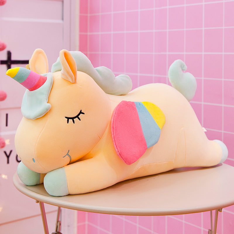 Angel Rainbow Unicorn pillow