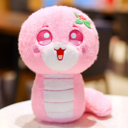 Snake plush toys 2025 Year of the Snake Mascot toys Zodiac Snake Plushise toy Spring Festival Style