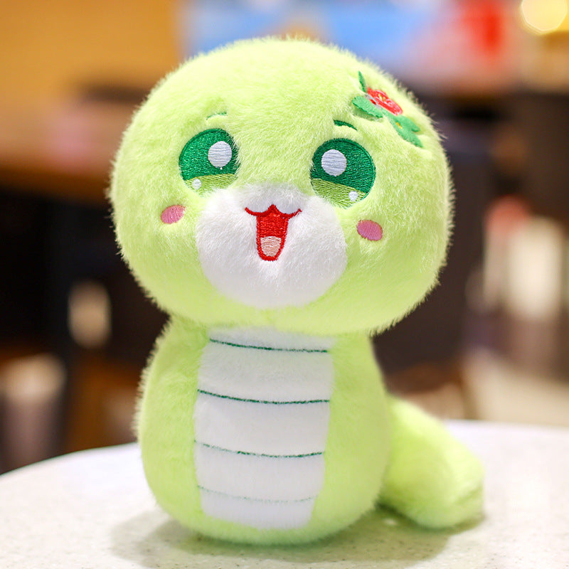 Snake plush toys 2025 Year of the Snake Mascot toys Zodiac Snake Plushise toy Spring Festival Style
