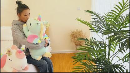 Angel Rainbow Unicorn pillow